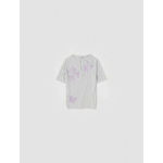 Acne Studios  Embroidered Floral Tee in Ice Blue Small New Tshirt Blouse Womens Photo 7