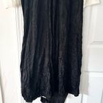 Lee Andersen Art Clothing Black White Lace Painted Floral Lagenlook Dress M USA Size M Photo 8