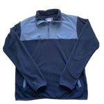 Merrell  Sweatshirt Men’s‎ Blue 1/4 Zip Mock Neck Long Sleeve Fleece Size L Photo 0