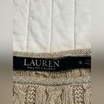 Ralph Lauren Lauren  cable knit sweater in tan Photo 5
