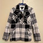 Sandro  Black and White Checkered Blazer Photo 0