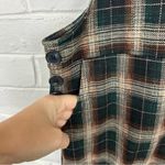 SO  Plaid Knit Button Pinafore Dress Size M Photo 4