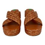 Marc Fisher NWOB  MFLynn Raffia Woven Cross Strap Wedge Platform Sandals Size 9.5 Photo 7