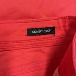 Calvin Klein Jeans NWT Melon Wildflower Power Stretch Skinny Crop Pants Photo 8