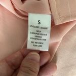 Forever 21  Pink Pinstripe Mini Skirt Size Small Photo 4