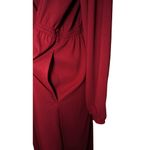 Women's Amazon Essential's Red Polyester Dress with Pockets Photo 6