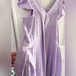 Mille Catarina Dress in Taffy Purple Double Gauze Cotton Resort Travel Size M Size M Photo 9