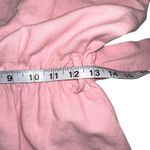 Lost + Wander  Anthropologie Majorca Linen Blend Pink Short Sleeve Romper SMALL Photo 7