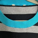 Arizona Jeans ARIZONA Y2K vintage striped blue,black and gray baby doll sweater Photo 2