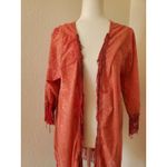 American Rag Cardigan Women Medium Cie Boho Kimono Open Front Fringe Tie Dye Size undefined Photo 1