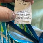 Nike  Teal Stripe Racerback Tankini Swimsuit Top Size 10 EUC #1275 Photo 4