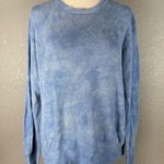 Polo  Ralph Lauren Womens Sweater Size L Large Blue Cloud Tie Dye Linen Knit Photo 0