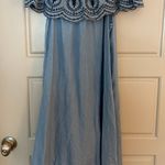Signature 8 Denim Off The Shoulder Dress Photo 1