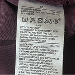 Gap Maternity Purple Velvet swing Midi dress Goth Grunge Boho Hippie Moto Bike M Photo 6