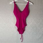 TA3 Plungey Sculpting Slimming One Piece Swim Suit Corset Hot Pink Small Short Photo 2