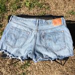 Levi's | 501 Button Fly Distressed Cut Off Short Size 33 100% Cotton Photo 7