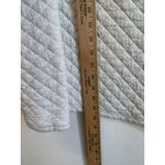 Orvis  Womens Quilted Sweater Heather Pullover Diamond Pattern Mock Neck Cozy XS Photo 5