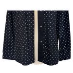 ZARA  Oversized Rhinestone Embellished Collared Over Shirt Long Sleeve Bling XS Photo 6