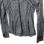 Lululemon Define Jacket Women's Size 6 Luon Black Heathered Variegated Knit Photo 5