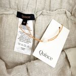 Quince 100% European Linen Pants Flax Oatmeal Beige Straight Wide Leg Relaxed Photo 10