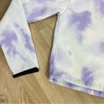 PINK - Victoria's Secret Pink by Victoria’s Secret Tie Dye Sweater Knit Cropped Hoodie Blue Purple Photo 6