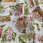 Cynthia Rowley  100% Linen Mediterranean Wide Leg Crop Pull On Pants Photo 3