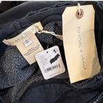 Free People NWT x Tricia Fix Zuma Denim Mix Hooded Sweatshirt Size Small Photo 12