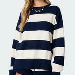 Edikted  Striped sweater and short set Photo 0