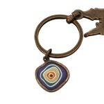 Istanbul Iconic Landmarks Collectible Metal Keychain Key Holder Turkey Brown Photo 5