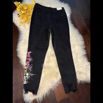 Tinseltown  Hi rise The Mom Jean graffiti raw hem sz 11 Photo 4