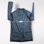 Endless Rose  Black Satin Single Breast‎ Blazer Jacket Size XS Photo 3