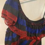 Diesel women's XXS one shoulder striped sparkle shimmer ruffle party dress NWD Photo 5