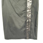 Wolford Black Pencil Skirt Front Slit Satin and Lace‎ Stripe Trim Size US 6 Photo 2