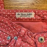 AG Adriano Goldschmied Nantucket red polka dot the Stevie ankle jeans size 26 Photo 3