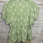 Polagram  Sage Floral Blouse Photo 2