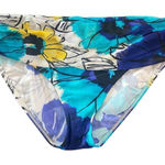Be creative size 12 swim suit bottoms floral blue white yellow Photo 0