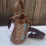 Coach C5639 DEMPSEY DRAWSTRING BUCKET 15 HANDBAG Photo 1