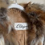 American Vintage Vintage 70s L’Elegante Genuine Fox Fur Short Coat Sz XS Multi Color Photo 2
