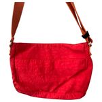 Kipling Pink Orange Crossbody Purse with Original Monkey Photo 4