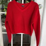 Wild Fable Cropped Red Sweater Photo 0