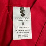 Sari Sari Red Drawstring Pants Scrub Set Photo 5