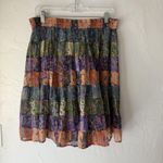 Vintage Silver Stream Skirt Womens One Size‎ Boho Floral Festival India 90s Size undefined Photo 6