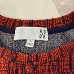 Anthropologie Ro & De Red Boucle Peplum Blouse Top Women’s Small Balloon Sleeve Photo 2