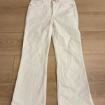 frame denim Frame Women’s Braided Waistband Le Crop Mini Boot White Size 28 Photo 0