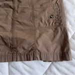 Eddie Bauer  Size 4 Active Outdoor Brown Khaki Skirt Pleated Back Hem Photo 7