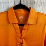 Peter Millar  Moisture Management Bright Orange Polo Shirt Photo 3