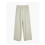 Madewell Breezewoven Pull On Wide Leg Pants Sz XS Linen Blend Casual Sage Green Photo 2