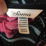 Soma XS floral lounge knit travelcore comfy dress Photo 2