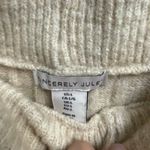Sincerely Jules Wide Leg Sweater Soft Pants Large Oatmeal Knit Pull On Lounge Photo 2