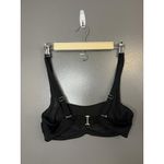 Athleta  Bikini Swim Top Womens 34B/C Black Underwire Bra Cup Adjustable Straps Photo 1